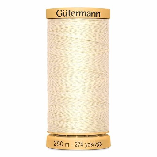 [36217] GUTERMANN Cotton Thread 250m - Ivory 1040 274 yd (36217)