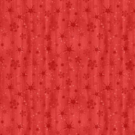 [36268] Cardinal Celebration Red Snowflakes (36268)