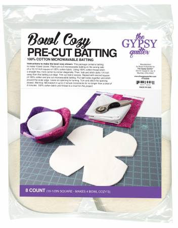 [33181] Bowl Cozy Pre-Cut Batting 8ct (33181)