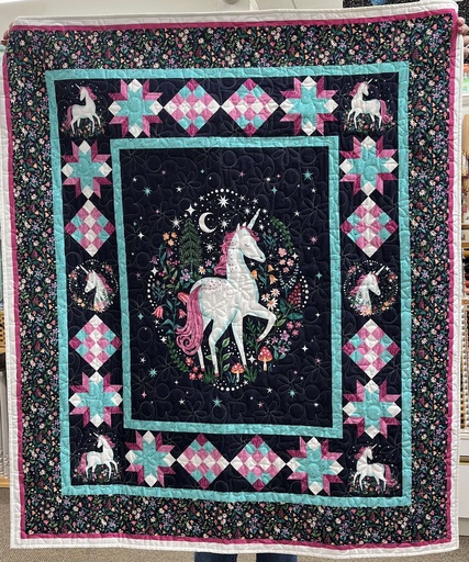 [36651] Counting Stars Finished Quilt 47 x 53 (36651)