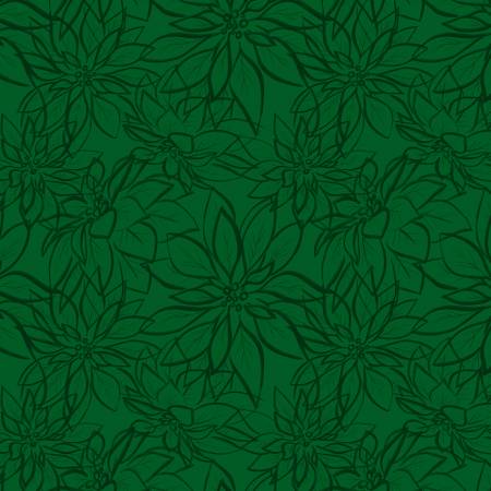 [36692] Green Poinsettias 108" wide (36692)