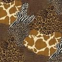 [36723] Go Wild Multi Patchwork - 1 1/2 yd cut (36723)