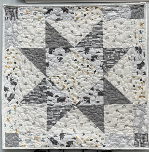 [36786] Star Sampler Block Finished Quilt 30" x 30" (36786)