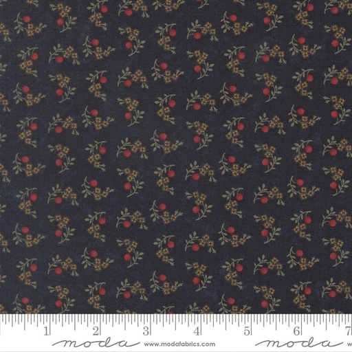 [36908] Quail Run Blooms and Berries Indigo 9834 14 (36908)