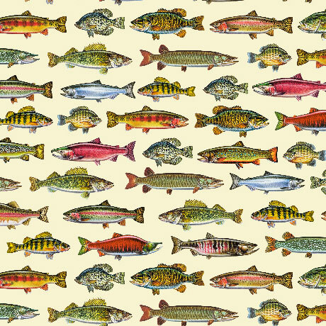 [36991] The Lure of Fishing Fish Set - Buttercream 2600-32126-E (36991)