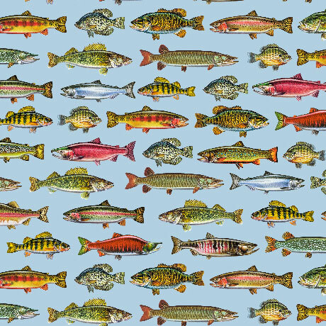 [36992] The Lure of Fishing Fish Set - Blue 2600-32126-B (36992)