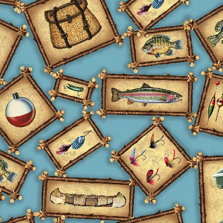 [36996] The Lure of Fishing Fishing Patches - Blue 2600-32125-B (36996)
