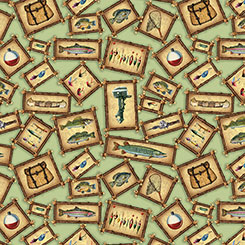 [36997] The Lure of Fishing Fishing Patches - Light Green 2600-32125H (36997)