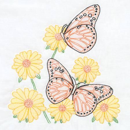 [32154] Jack Dempsey Butterflies 18" Quilt Blocks #732-696 (32154)