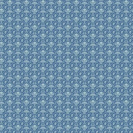 [31995] Calico Wallpaper Denim (31995)