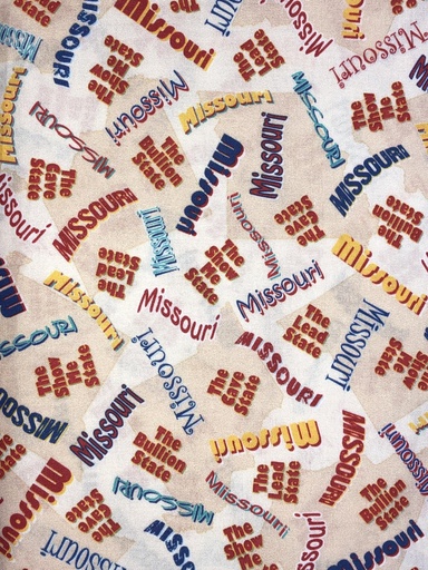 [32406] 2023 MISSOURI SHOP HOP - MISSOURI WORDS TOSS (32406)