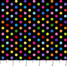 [31266] Color Play Multi Dots Small Black (31266)
