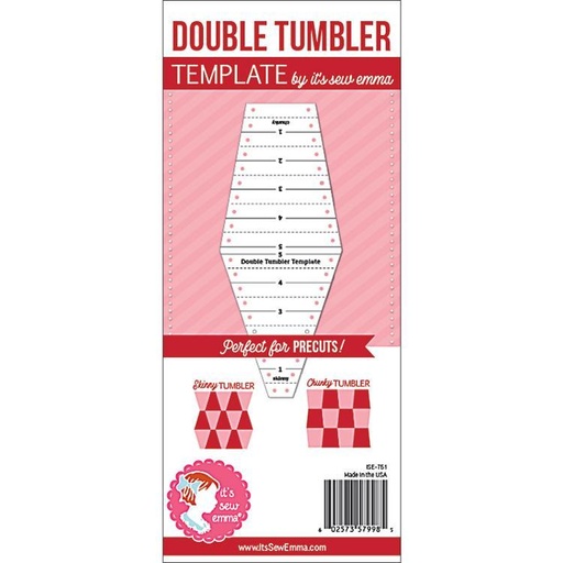 [31918] Double Tumbler Template ISE 751 Its Sew Emma#1