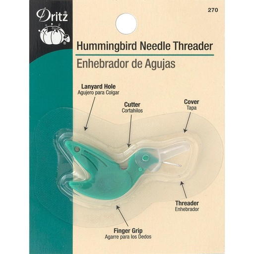 [28282] Dritz Hummingbird Needle Threader-Green