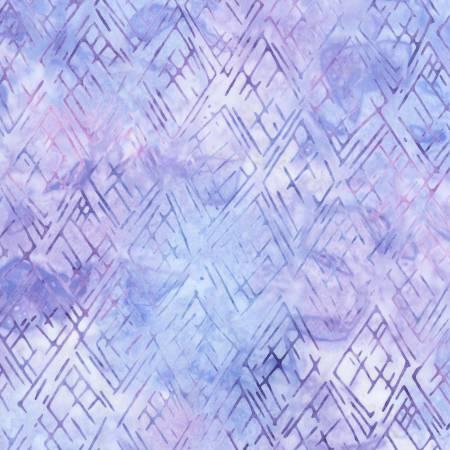 [29709] Evening Glow Lines Lilac Batik