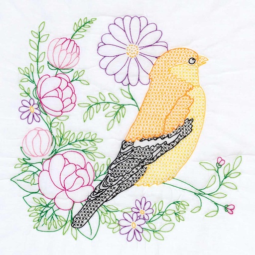 [33257] Jack Dempsey Finch 18" Quilt Embroidery Blocks #732-949 (33257)