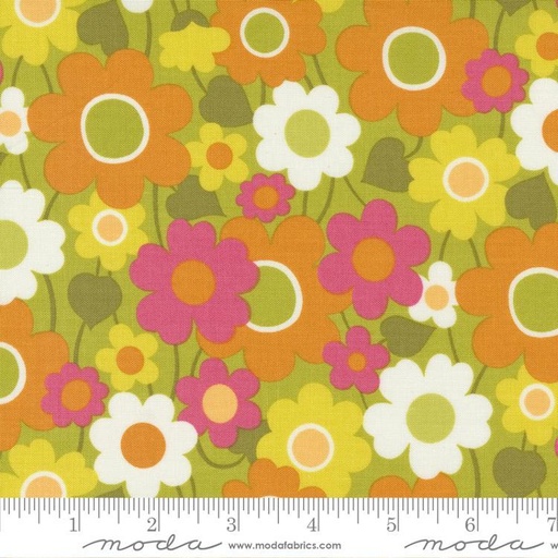 [31939] Flower Power Chartreuse 33712 16 Moda #1 (31939)