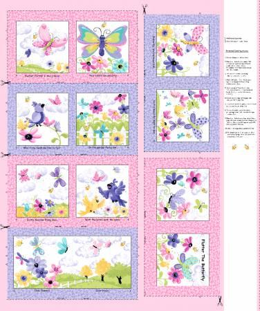 [27937] Flutter the Butterfly book Panel 36in x 43/44in #201
