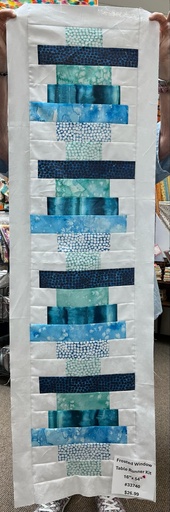 [33740] Frosted Window Panes Table Runner Kit 16"x54"