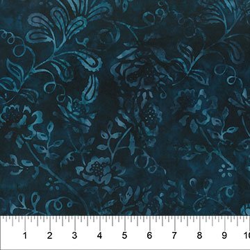 [34081] Garden Spirit - Batik Floral Spray midnight (34081)