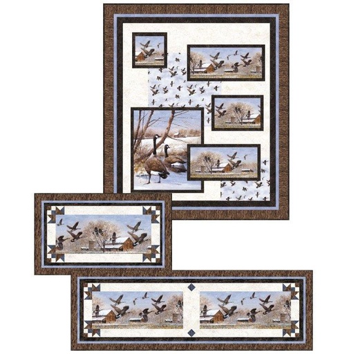 [27264] Goose Tracks Lap Quilt Kit 60.5x70.5