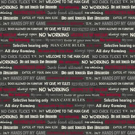 [27776] Grey Man Cave Rules Words (27776)