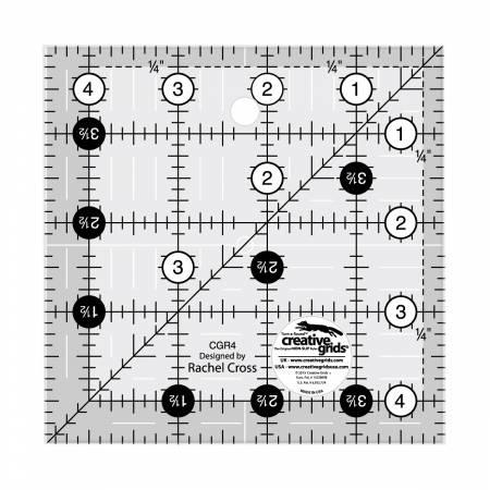 [3805] Grid Ruler 4.5" x 4.5"